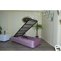 Bengimobilya Baza Tay Tüy Pembe Silinir Kumaş Model Metal Çelik Fırın Boya Isk