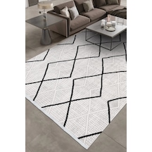 Youdayhomecollection Filora-krem/vizon/siyah - Salon, Oturma Odası Ve Koridor Halısı-robot Süpürgeye Uyumlu-kolay Temizlenebilir - 80x200 Çok Renkli