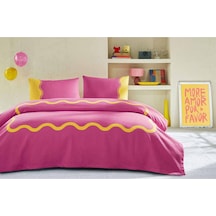 Pike Takımı Ranforce Çift Kişilik Pembee Neon Wave E Pembe