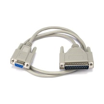 Db9 Dişi/db25 Erkek Null Modem Rs232 Seri Kablosu 1.5m Db9 Dişi/db25 Erkek Null Modem Rs232 Seri Kablosu 1.5m