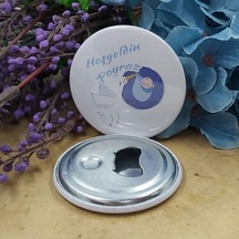 Bebek Getiren Leylekli Metal Bebek Şekeri Metal Magnet A 15 Adet