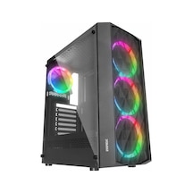 Everest Bumpy 600w Usb 3.2 Rgb Atx Mid Tower Siyah Kasa