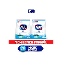 ABC Matik Dağ Ferahlığı Toz Çamaşır Deterjanı 10 Yıkama 2 x 1500 G