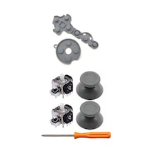 Xbox 360 Analog Motor Topuz İç Lastik T8 Tornavida Tamir Seti Gri