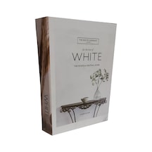 068 Whıte Dekoratif Kitap Kutusu