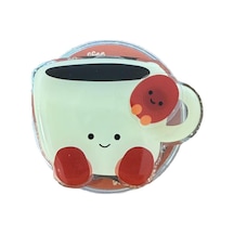 E2m Magsafe Telefon Tutucu Stand Bardak Beyaz Beyaz