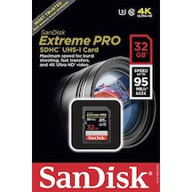 Sandisk Extreme Pro SDSDXXG-032G-GN4IN 32 GB SDHC Class 10 UHS-I Hafıza Kartı