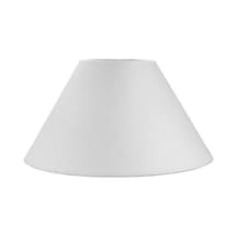 Konik Abajur Lambader Şapkası 22cmx40cm Yükseklik 22cm Beyaz Genel