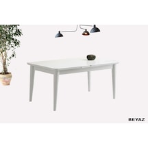 Kelebek Açılır Mdf Masa Mutfak,salon,yemek Odası Masası 90x160 Cm Beyaz