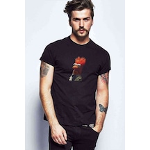 The Muppets Baskı Etekden Başlasın Baskılı Siyah Erkek Tshirt