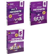 Gizli Yayınları 2025 5. Sınıf Matematik Alıştırmalı + Usta İşi + Gizli Kuşak Serisi Seti 3 Kitap