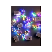 1 Metre Rgb Mini Güç Kutulu Peri Led Çok Renkli