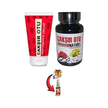 Çakşır Otu Set Erkeklere Özel Geliştirme Ürünü Doğal Destekleyic 60'lı+lustra Masaj Yağı