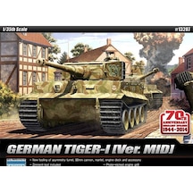 Academy 13287 1/35 Ölçek, Tiger-ı Mid. 70.yıl Normandiya Çıkartması Tankı, Plastik Model Kiti-49151