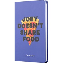 Mabbels Sert Kapak Lastikli Mini Defter Friends Pizza Mor 80 Yp 9x14 Dft-388289 Çok Renkli
