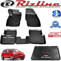 Opel Corsa E 3D Paspas + Bagaj Havuzu 2014 - 2020 Arası Rizline N11.8704