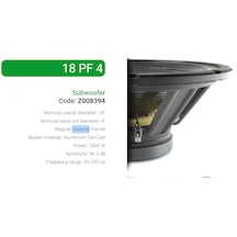 Sıca 18 P F 4 Subwoofer