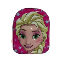 Mmk Collection Günlük Ve Kreş Anaokulu Frozen Desenli Baskılı Pembe Renk Kız Sırt Taşımalı Çanta