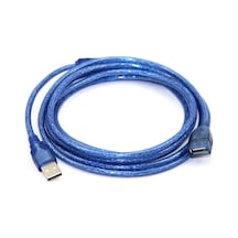 5M Metre Usb Uzatma Kablosu Mavi Filtreli - Gerçek Usb 2.0