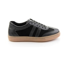 Bambi Siyah Hakiki Deri Kadın Sneaker K01649200303