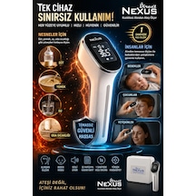 Temassız Kızılötesi Ateş Ölçer 1 Saniyede Hızlı Ölçüm Lcd Ekranlı Dijital Termometre
