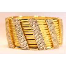 8 Ayar Altın Rize Kelepçe Bilezik Guler10000665