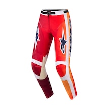 Alpinestars Racer Portl Off-road Motosiklet Pantolonu Kırmızı Beyaz Siyah