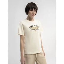 Loft Kadın T-shirt Ekru Lf2035614 24yp69000230 P6983