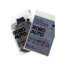 Roro Auto Etna Mikrofiber Araç Yıkama Bezi & Oto Kurulama Havlusu 50x70 & Yıkama Eldiveni Seti