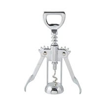 Metal Krom Tirbuşon Profesyonel Ve Kolay Kullanım Şişe Açacağı Metal Gri