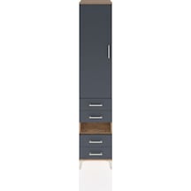 Hyperion Dolap 4 Raflı 4 Çekmeceli Tek Kapaklı 44x44x221 Çam-antrasit Atlas Çam Hyperion Dolap 4 Raflı 4 Çekmeceli Tek Kapaklı 44x44x221 Çam-antrasit Atlas Çam