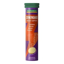 Dr. Thomson Jones Zenergade Energy Support 15 Efervesan Tablet - C, B1, B2, B3, B5, B6, B12, Biyotin, Folik Asit, Magnezyum, Çinko, Ginseng, Kafein Desteği