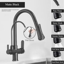 Ulgksd Mutfak Eviye Bataryası Dual Flow Su Arıtma Çıkışlı