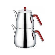 Kahramanlar KAH 1024 Prizma Mini Boy Çelik Çaydanlık Gri Kahramanlar KAH 1024 Prizma Mini Boy Çelik Çaydanlık Gri