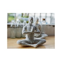 Meditasyon Heykeli - Namaste Heykeli Geometrik Meditasyon Figürü 15 Cm Model2 - 696047183