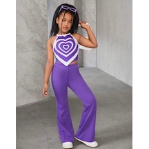My Kids Wear Tarz Kız Çocuk Alt Üst Takım Mor