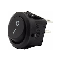 Ic-133 20Mm Yuvarlak Işıksız Anahtar On-Off 2P Siyah 5 Adet