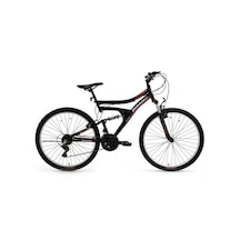 Bisan Ranger 42 Cm V 26 Jant Amortisörlü 21 Vites Matsiyahkırmızı Siyah - Kırmızı