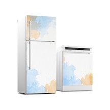Buzdolabı Ve Bulaşık Makinası Beyaz Eşya Sticker Kaplama Suluboya