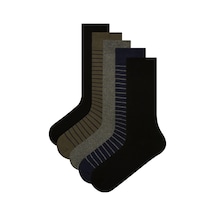 Penti Erkek Stripes 5'li Soket Çorap Çok Renkli