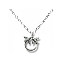 Twin Flight Double Bird Figürlü Unisex Kolye 60 Cm Zincirli Çok renkli