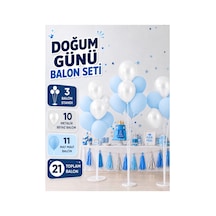 Beyaz - Mavi