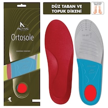 Ortosole- Topuk Dikeni, Düz Tabanlık, İçe Basma Önleyici Kemer Destekli ve Ayakkabı Tabanlığı