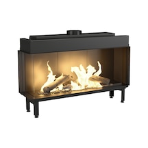 VOURLA 140 SOL CAM AÇIK GAZLI ŞÖMİNE