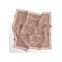 İpekal Soft Pamuk Eşarp - 05404-1926 - 90 X 90 / Turuncu - Mor 25 Turuncu - Mor 25