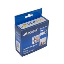Ecotag Dymo Etiket Muadil 500 Adet  25 x 54 MM