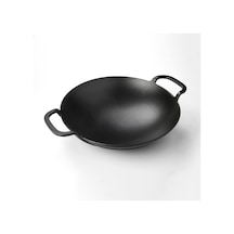Lava Döküm Wok Tava Çift Metal Kulplu 38 CM