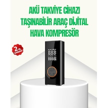 Akü Takviye Cihazı Jump Starter Ve Dijital Ha Kompresörü