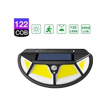 Technojet 122 Ledli Oval Cob Led Solar Güneş Enerjili Bahçe Lamba