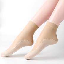 Ten Pamuklu Şeffaf Kanca Kadın Çorap 1 Pair